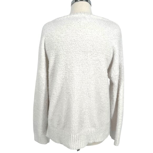 Studio B By Bobeau Womens White Textured Knit Sweater Size XL - Picture 7 of 11